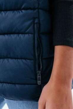 HYPE NAVY PINK GIRLS GILET -Hype TWBT 199 DETAIL 1