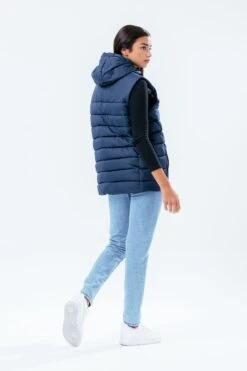 HYPE NAVY PINK GIRLS GILET -Hype TWBT 199 FULL BACK