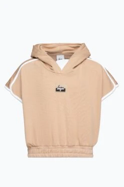 HYPE GIRLS PINK SCRIPT SLEEVELESS HOODIE 21 HYPE GIRLS PINK SCRIPT SLEEVELESS HOODIE -Hype TWBT 589