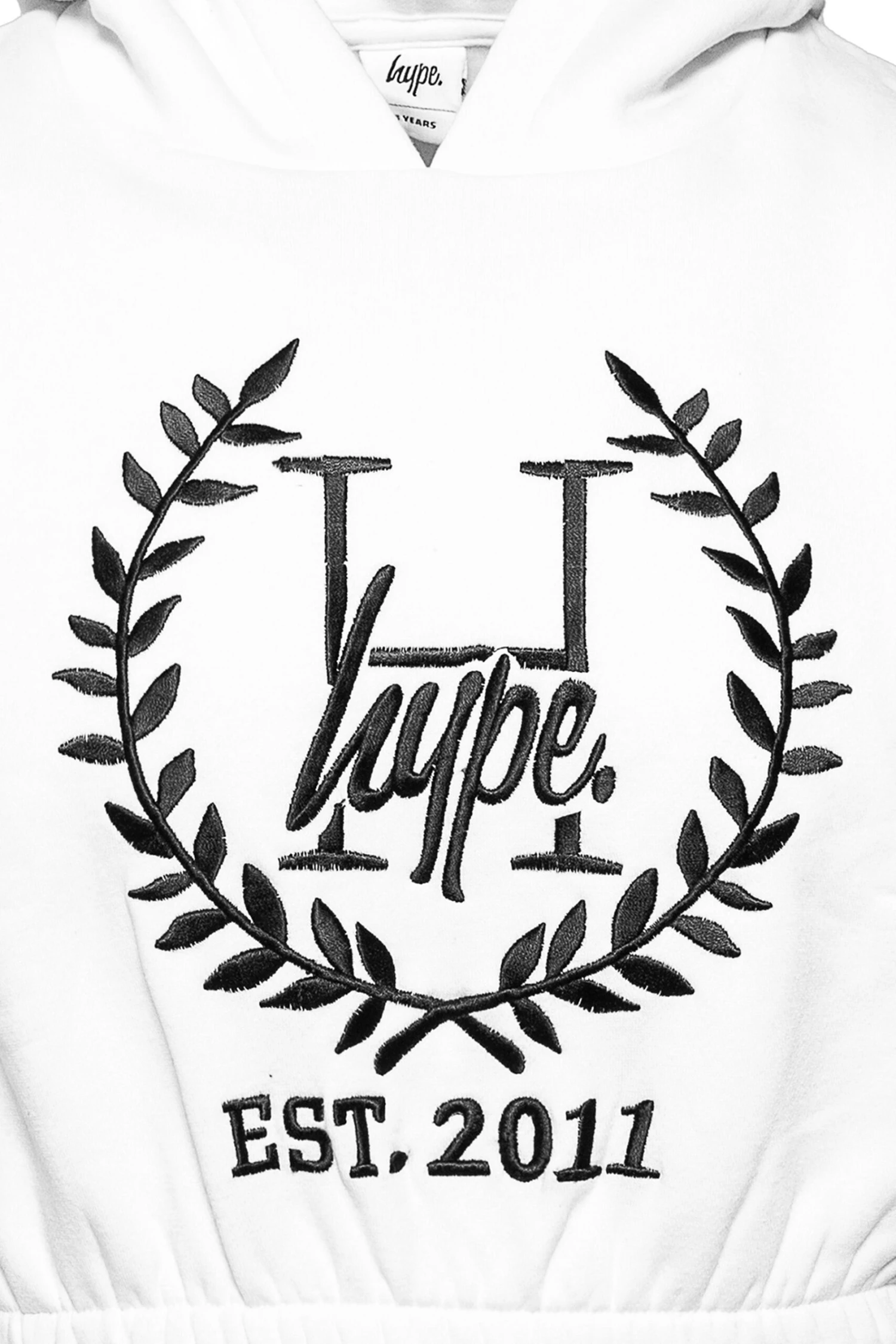 HYPE GIRLS WHITE SCRIPT HOODIE 5 HYPE GIRLS WHITE SCRIPT HOODIE - Image 3