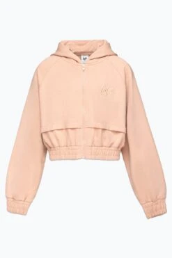 HYPE GIRLS PINK SCRIPT ZIP THROUGH HOODIE 19 HYPE GIRLS PINK SCRIPT ZIP THROUGH HOODIE -Hype TWBT 614