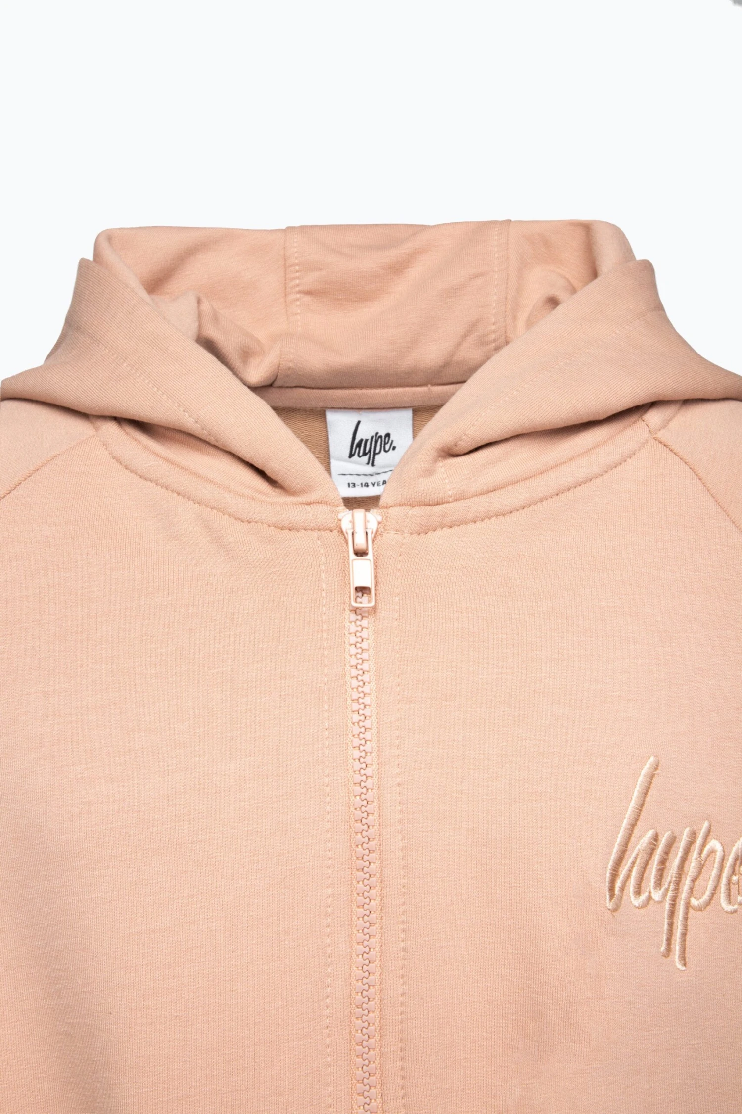 HYPE GIRLS PINK SCRIPT ZIP THROUGH HOODIE 12 HYPE GIRLS PINK SCRIPT ZIP THROUGH HOODIE - Image 10
