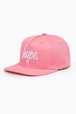 HYPE UNISEX PINK SCRIPT KIDS SNAPBACK
