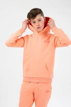 HYPE PEACH KIDS OVERHEAD HOODIE & JOGGERS SET -Hype TWBT 773 2