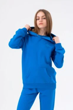 HYPE ROYAL BLUE KIDS OVERHEAD HOODIE & JOGGERS SET -Hype TWBT 777MAIN