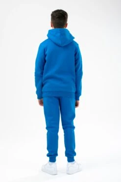 HYPE ROYAL BLUE KIDS OVERHEAD HOODIE & JOGGERS SET -Hype TWBT 777 1