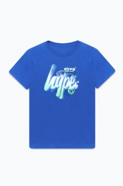 HYPE BOYS BLUE GRAFFITI GLOW T-SHIRT
