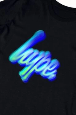 HYPE BOYS BLACK GLOW SCRIPT T-SHIRT -Hype TWBT 932 2