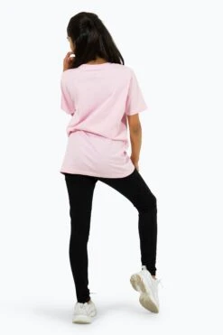 HYPE GIRLS PINK BUTTERFLY SCRIPT T-SHIRT -Hype TWBT 935 3