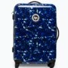 HYPE BLUE SPLAT MEDIUM SUITCASE 2 HYPE BLUE SPLAT MEDIUM SUITCASE -Hype TWCB 1459