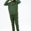 HYPE BOYS KHAKI GREEN SCRIBBLE HOODIE & JOGGERS SET