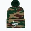 HYPE CAMO KNITTED POM POM BEANIE -Hype TWCB 2195