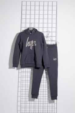 HYPE ANTHRACITE KIDS TRACKSUIT -Hype TWLG 012
