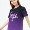 HYPE GIRLS LILAC FADE GLITTER T-SHIRT 1 HYPE GIRLS LILAC FADE GLITTER T-SHIRT -Hype TWLG 159 1