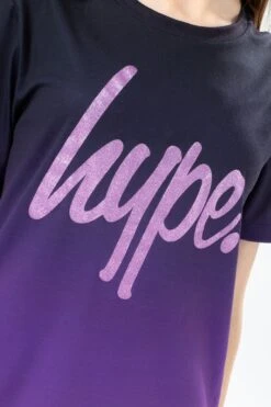 HYPE GIRLS LILAC FADE GLITTER T-SHIRT -Hype TWLG 159 2