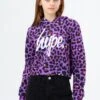 HYPE GIRLS FUNK LEOPARD CROP HOODIE 2 HYPE GIRLS FUNK LEOPARD CROP HOODIE -Hype TWLG 208MAIN