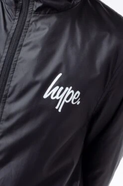 HYPE BOYS BLACK RUNNER JACKET -Hype TWLG 985DETAIL