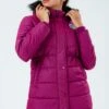 HYPE BERRY LONGLINE PADDED GIRLS PARKER JACKET -Hype TWLG096main