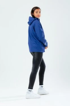 HYPE NAVY SCRIPT GIRLS RAIN COAT -Hype TWLR 236fullback