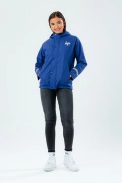 HYPE NAVY SCRIPT GIRLS RAIN COAT -Hype TWLR 236fullfront