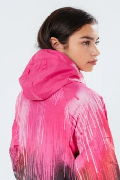 HYPE PINK DRIP GIRLS RAIN COAT -Hype TWLR 243DETAIL 3