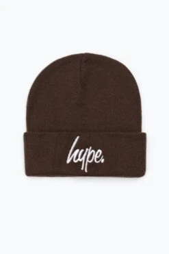 HYPE CHOCOLATE SCRIPT BEANIE