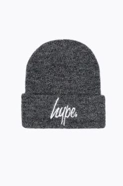 HYPE ANTIQUE GREY SCRIPT BEANIE