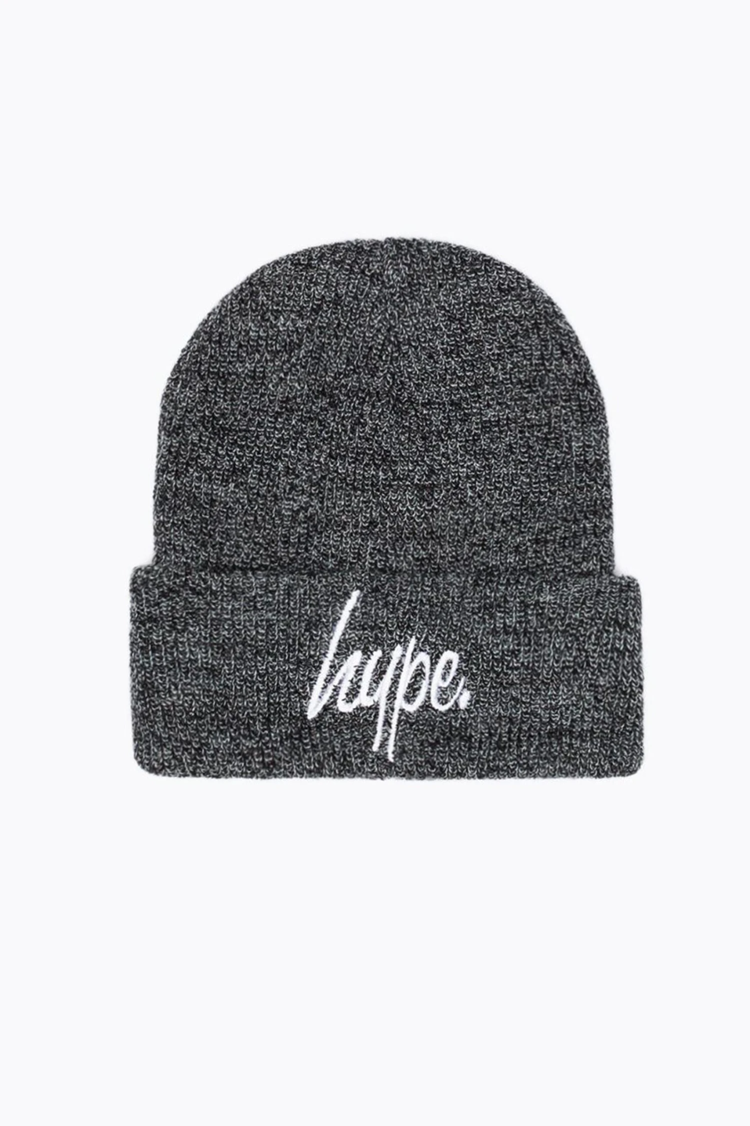 HYPE ANTIQUE GREY SCRIPT BEANIE 3 HYPE ANTIQUE GREY SCRIPT BEANIE
