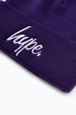 HYPE PURPLE SCRIPT BEANIE -Hype WUBT 077 2
