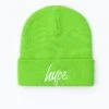 HYPE LIME GREEN SCRIPT BEANIE -Hype WUBT 083