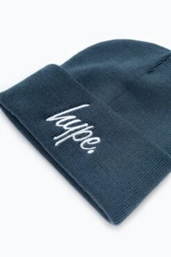 HYPE AIRFORCE BLUE SCRIPT BEANIE -Hype WUBT 089 2