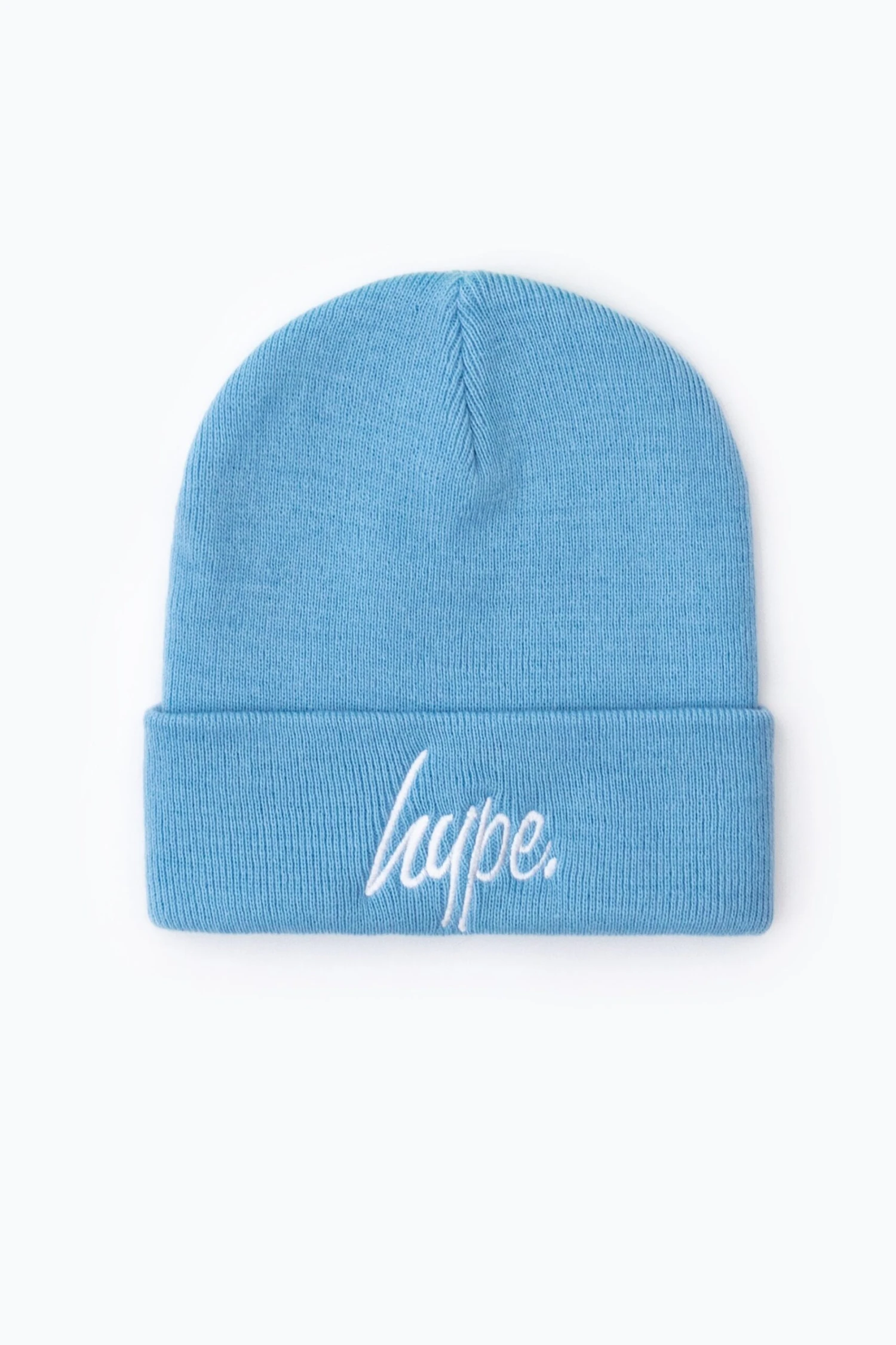 HYPE SKY BLUE SCRIPT BEANIE 3 HYPE SKY BLUE SCRIPT BEANIE