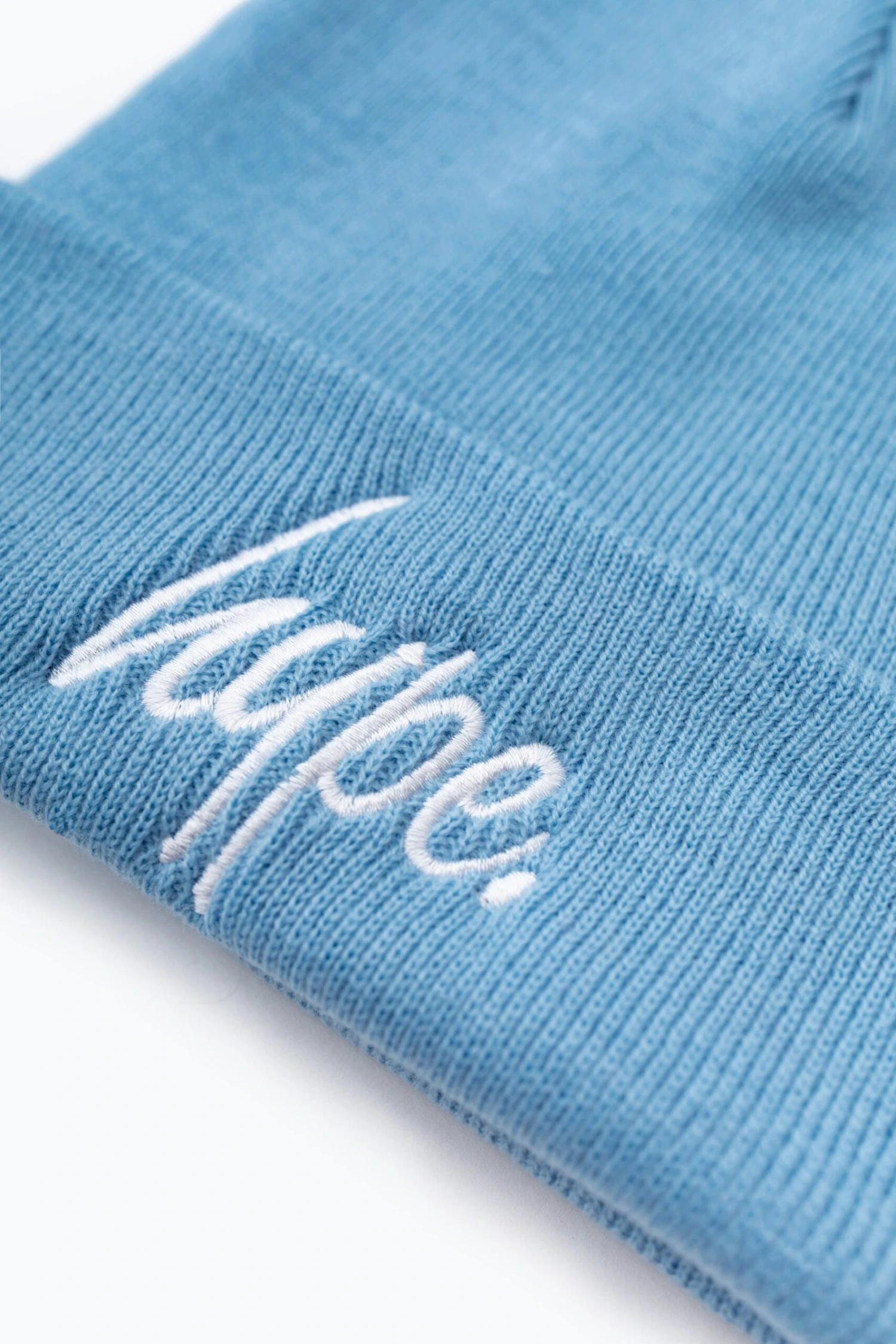 HYPE SKY BLUE SCRIPT BEANIE 5 HYPE SKY BLUE SCRIPT BEANIE - Image 3
