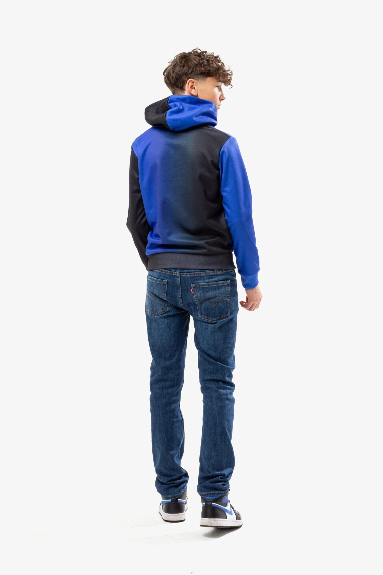 HYPE BOYS BLUE VERTICAL FADE HOODIE 5 HYPE BOYS BLUE VERTICAL FADE HOODIE - Image 3