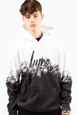 HYPE BOYS MONO SPLIT HOODIE