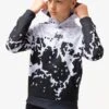 HYPE BOYS BLACK MONO SPLAT HOODIE