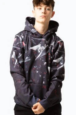 HYPE BOYS RED SHATTER HOODIE