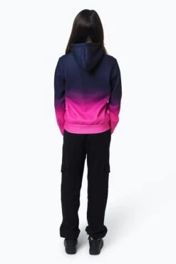 HYPE GIRLS BLACK FADE BUTTERFLY HOODIE -Hype YUAO 096 2