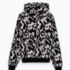 HYPE WOMENS BLACK BRUSH STROKE LEOPARD HOODIE 2 HYPE WOMENS BLACK BRUSH STROKE LEOPARD HOODIE -Hype YUBS 021copy