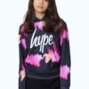 HYPE GIRLS BLACK PURPLE STRIPE TIE-DYE HOODIE 1 HYPE GIRLS BLACK PURPLE STRIPE TIE-DYE HOODIE -Hype YUCB 047 0773f09a 99ea 40c0 891a 89a14a639281