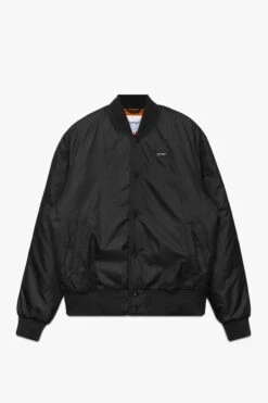 HYPE MENS BLACK SCRIBBLE BOMBER JACKET -Hype YVLR 143
