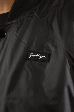 HYPE MENS BLACK SCRIBBLE BOMBER JACKET -Hype YVLR 143MODEL 2