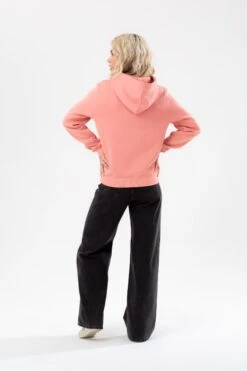 HYPE WOMENS BLUSH JUSTHYPE DRAWCORD HOODIE -Hype YVLR 218 4