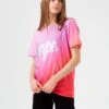 HYPE GIRLS PINK FADE HOLOGRAPHIC SCRIPT T-SHIRT 1 HYPE GIRLS PINK FADE HOLOGRAPHIC SCRIPT T-SHIRT -Hype YVLR 491MAIN