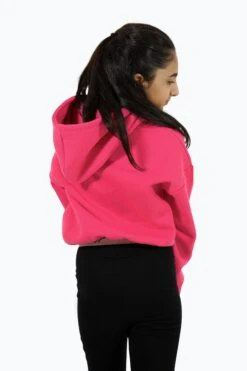 HYPE KIDS PINK Y2K LOGO HOODIE -Hype ZTAO 6283 1