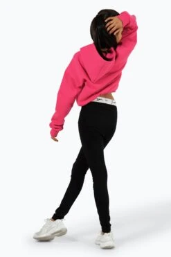 HYPE KIDS PINK Y2K LOGO HOODIE -Hype ZTAO 6283 3