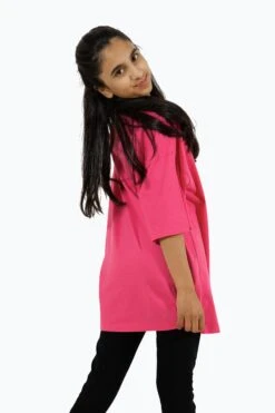 HYPE GIRLS PINK Y2K LOGO T-SHIRT -Hype ZTAO 6285 1