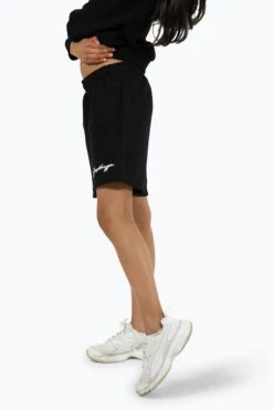 HYPE GIRLS BLACK SCRIBBLE SHORTS -Hype ZTAO 6295 4