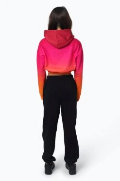 HYPE GIRLS ORANGE FADE HOODIE -Hype ZTAO 6336 2
