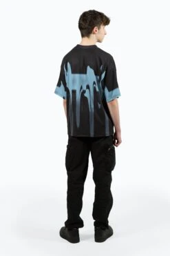 HYPE BOYS MULTI BLUE BLUR PAINT SMALL SCRIPT T-SHIRT -Hype ZTBS 001 3 911db9cc 6a06 47af 83c4 5884874f9dfd